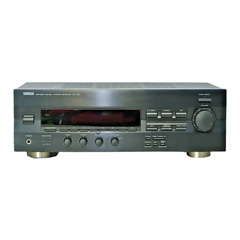 Yamaha RX-396 User manual
