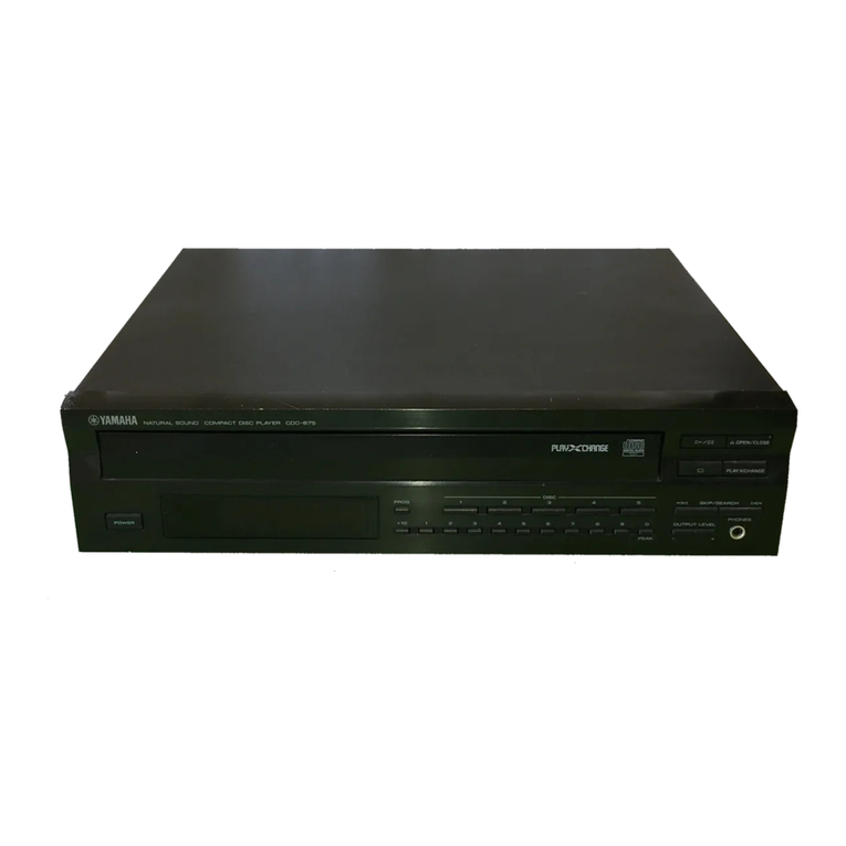 Yamaha CDC-575 User manual