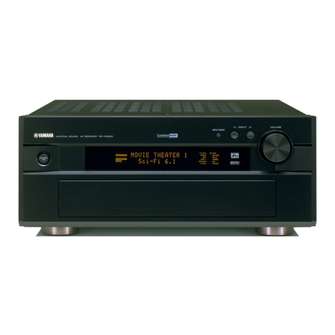 Yamaha RX-V3000 User manual