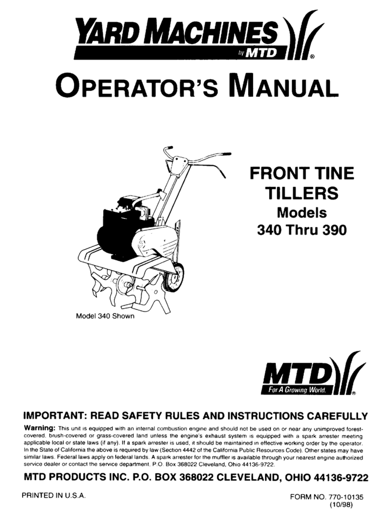 Yard Machines 340 Series Operator's manual