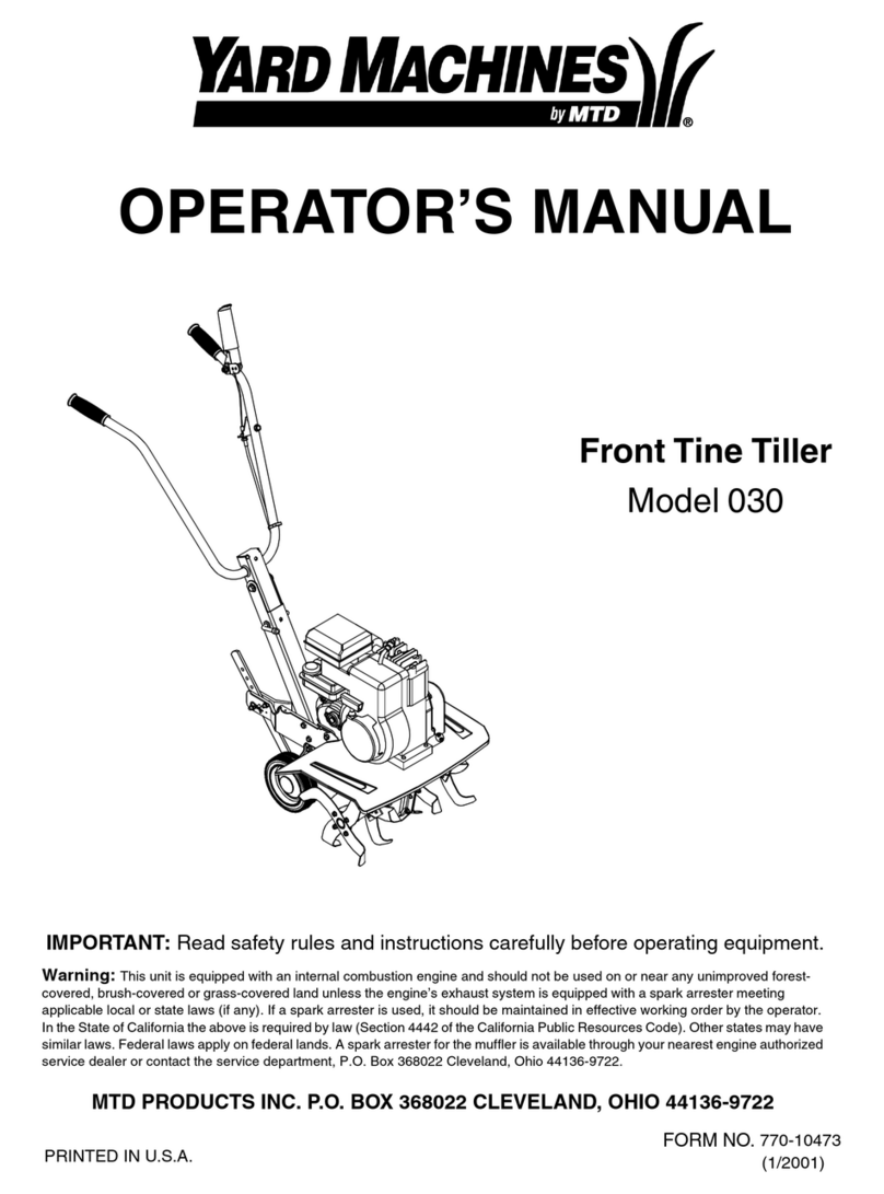 Yard Machines 30 User manual
