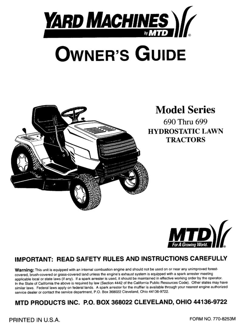Yard Machines 690 Series User manual