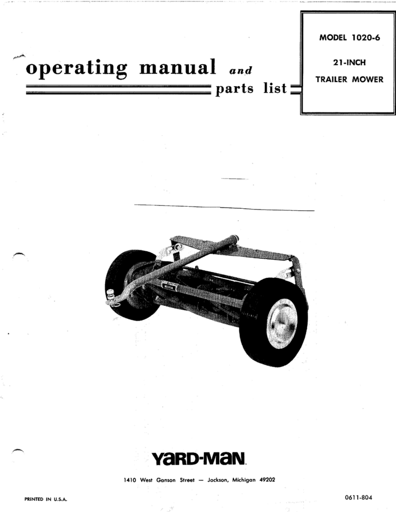 Yard-Man 1020-6 User manual