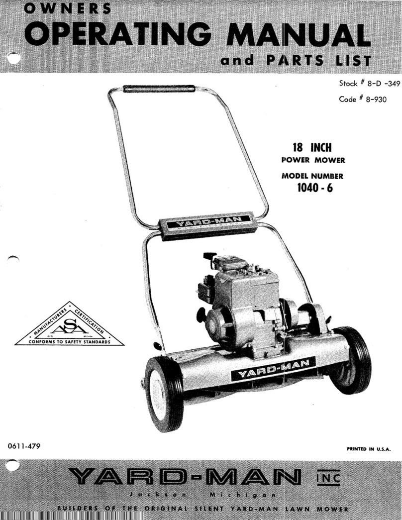 Yard-Man 1040-6 Operation manual