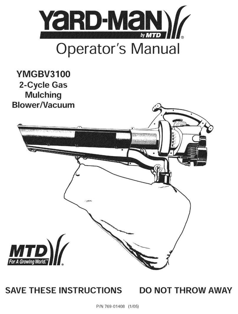 Yard-Man 769.01408 Operator's manual
