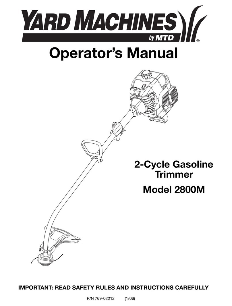Yard Machines 2800M Operator's manual