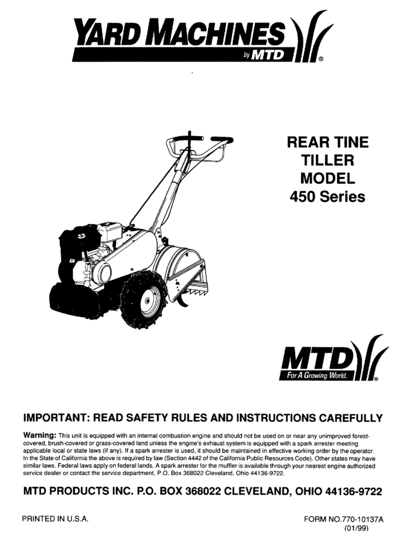 Yard Machines 450 Series User manual