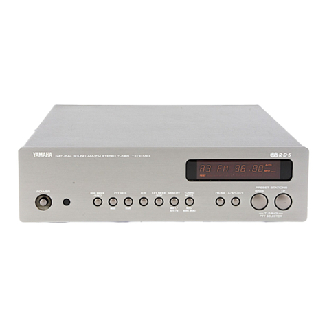 Yamaha TX-10 User manual