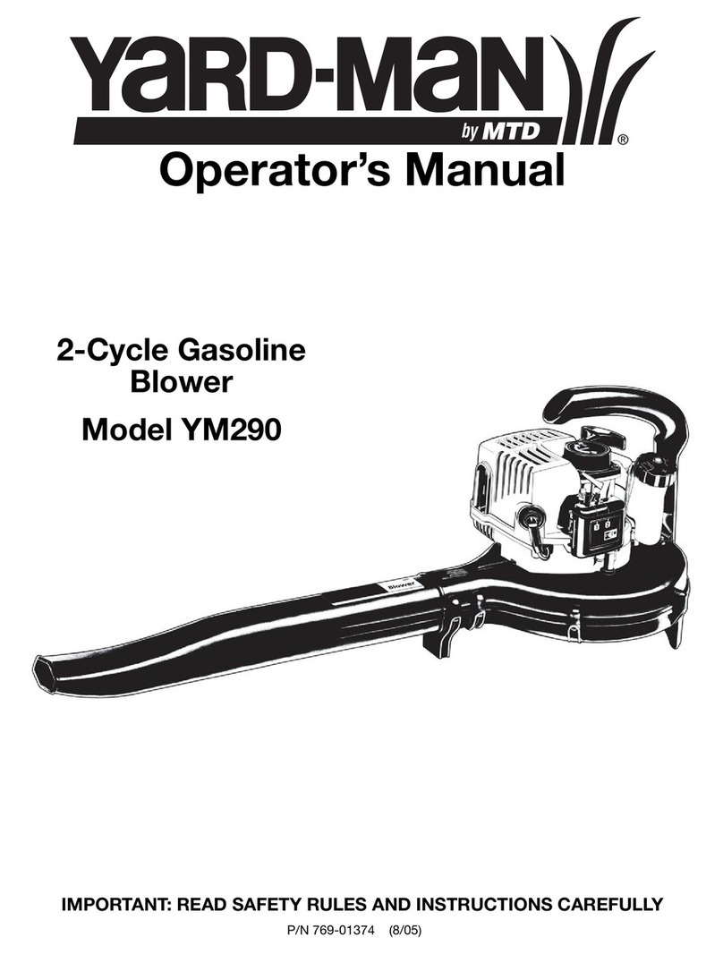Yard-Man YM290 User manual