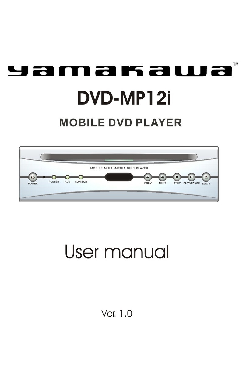 Yamakawa DVD-MP12i user manual
