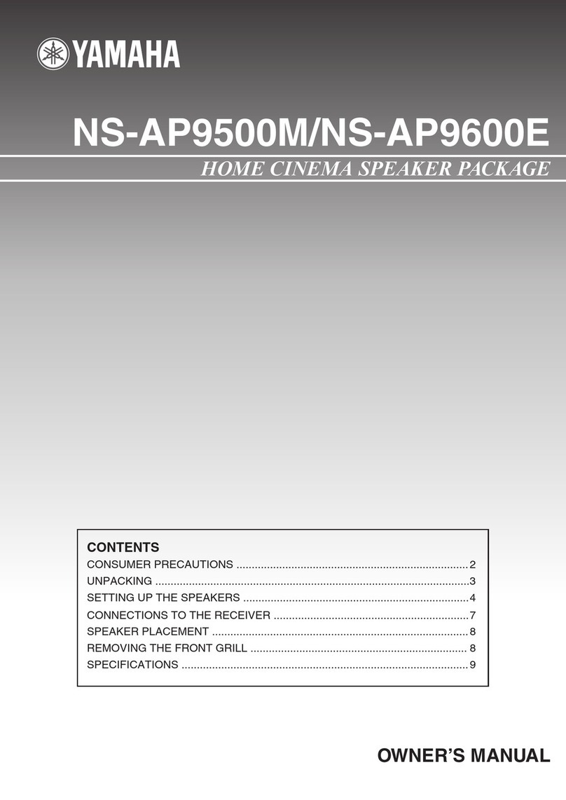 Yamaha NS-AP9500M User manual
