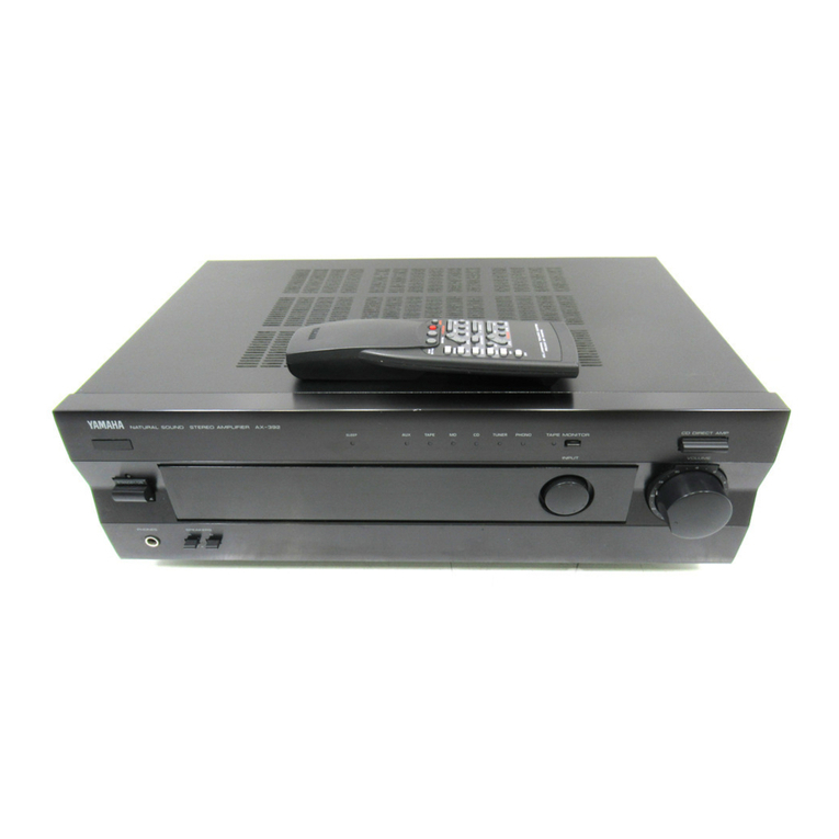 Yamaha AX-392 User manual