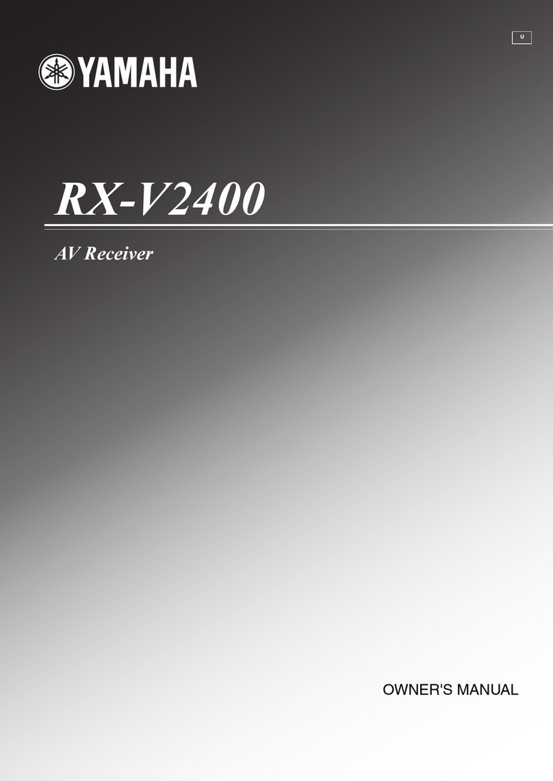Yamaha RX-V2400 owner's manual