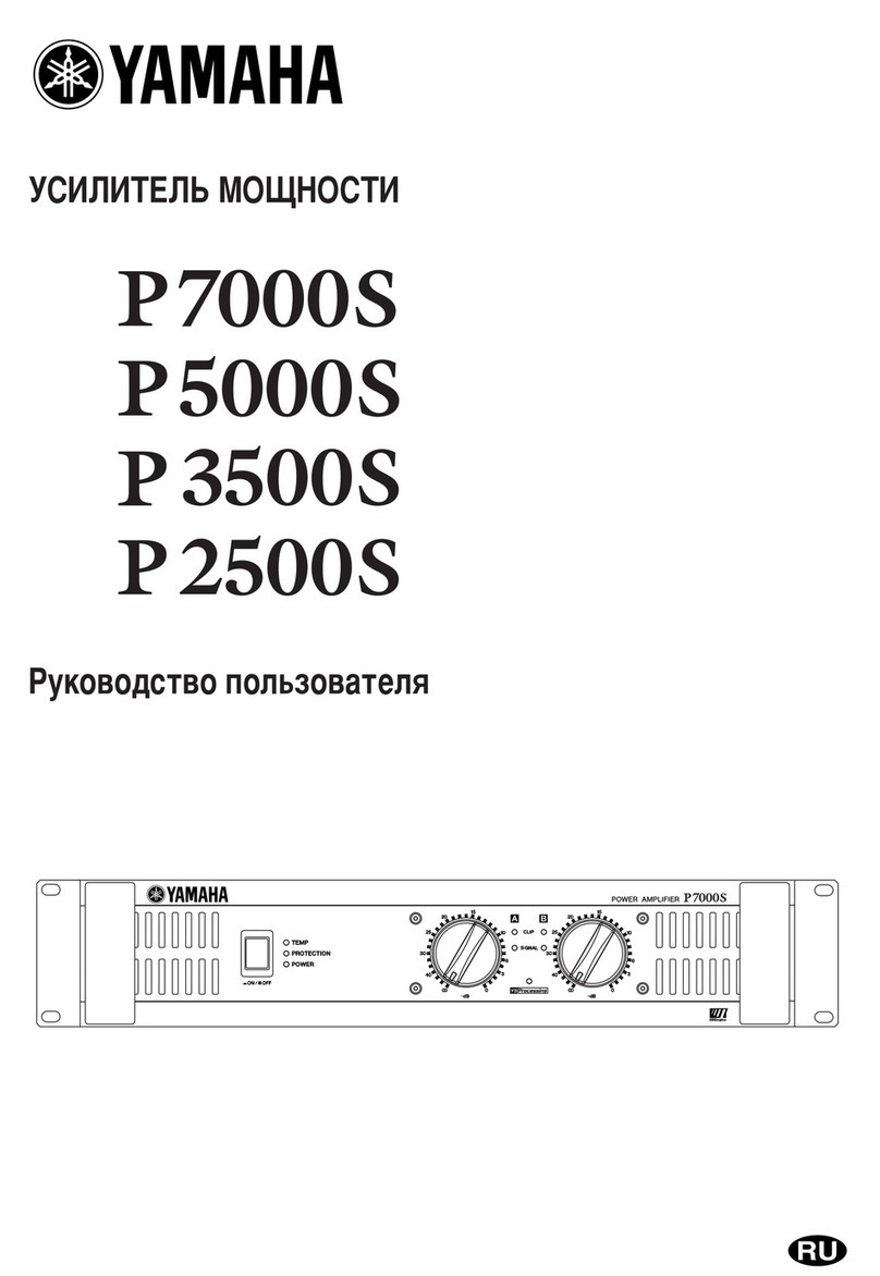 Yamaha P7000 User manual Yamaha P7000 User manual