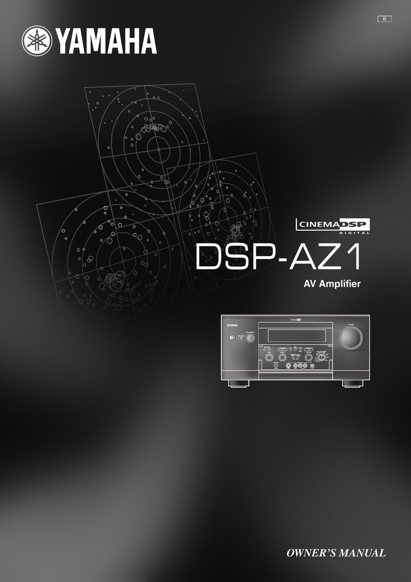 Yamaha DSP-AZ1 User manual Yamaha DSP-AZ1 User manual