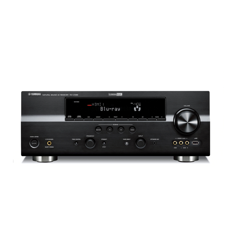 Yamaha RXV1065 - RX AV Receiver owner's manual