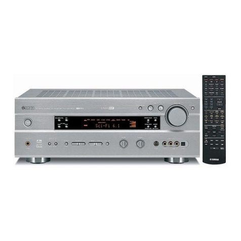 Yamaha RX-V630RDS, DSP-AX630SE User manual