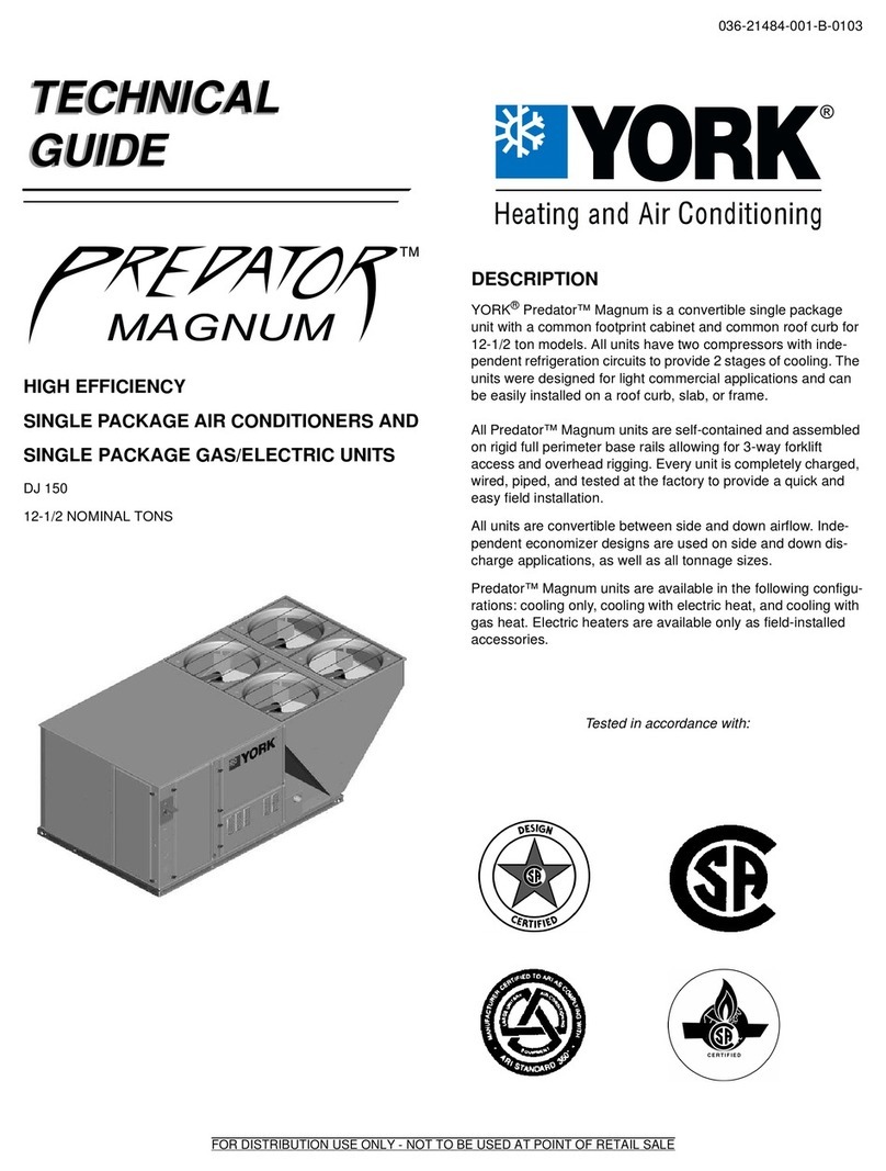 York PREDATORTM MAGNUM DJ 150 Quick start guide