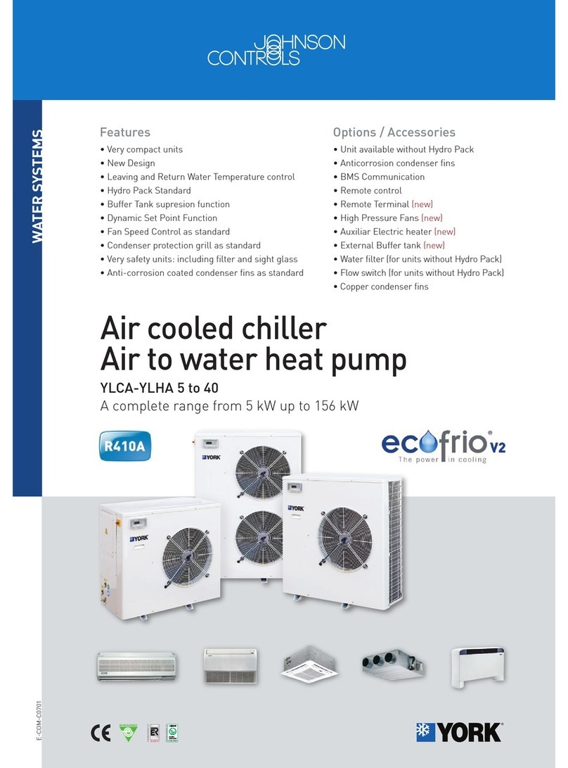 York ECOFRIOV2 R410A User manual
