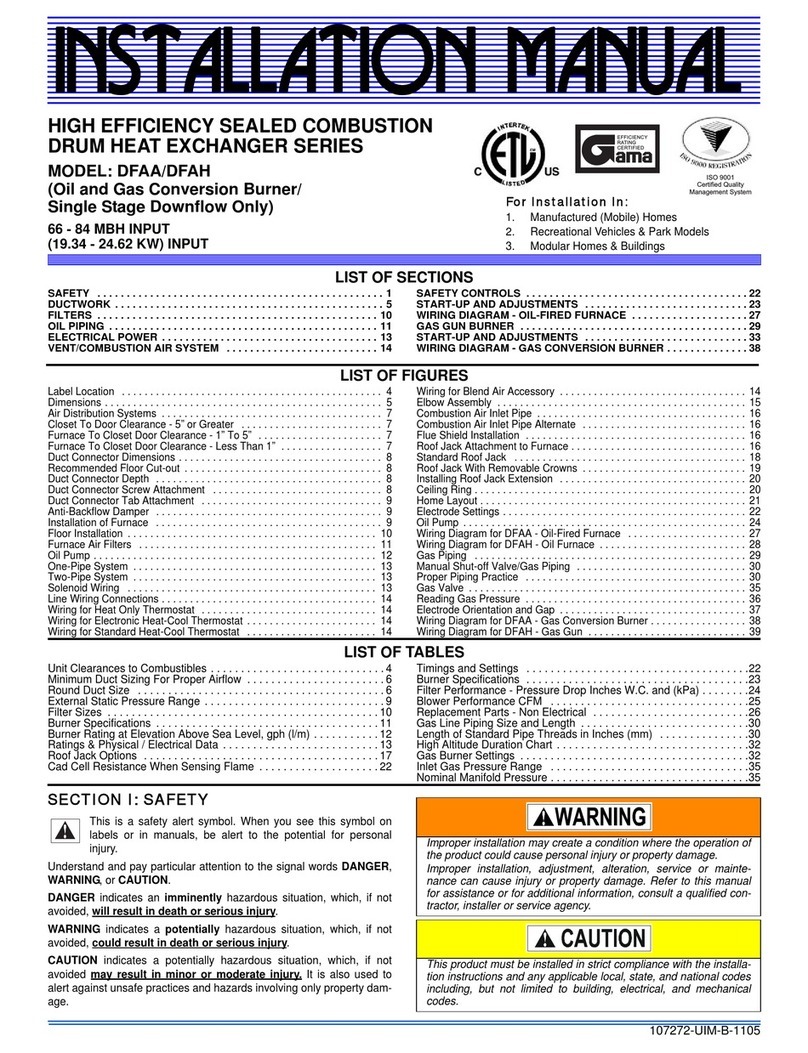 York DFAA installation manual York DFAA installation manual