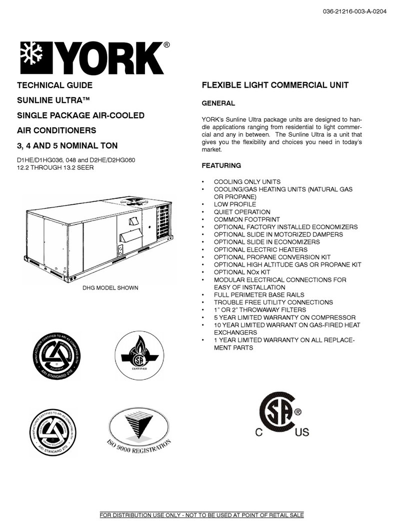 York D1HE/D1HG036 Technical guide
