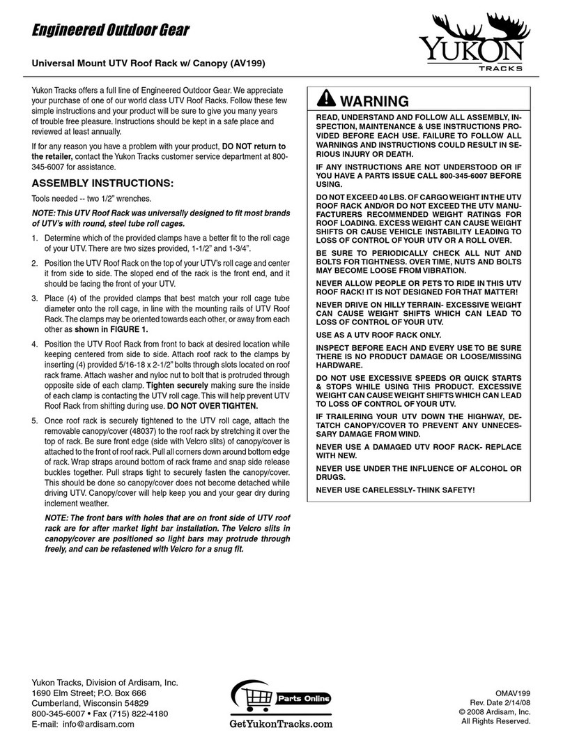 Yukon AV199 Assembly instructions
