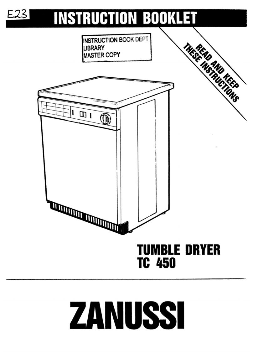 Zanussi TC 450 User manual