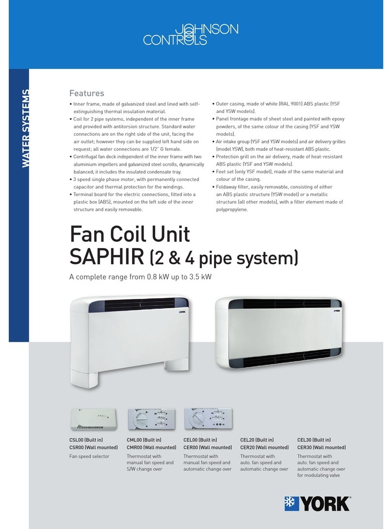 York SAPHIR CEL00 Specifications