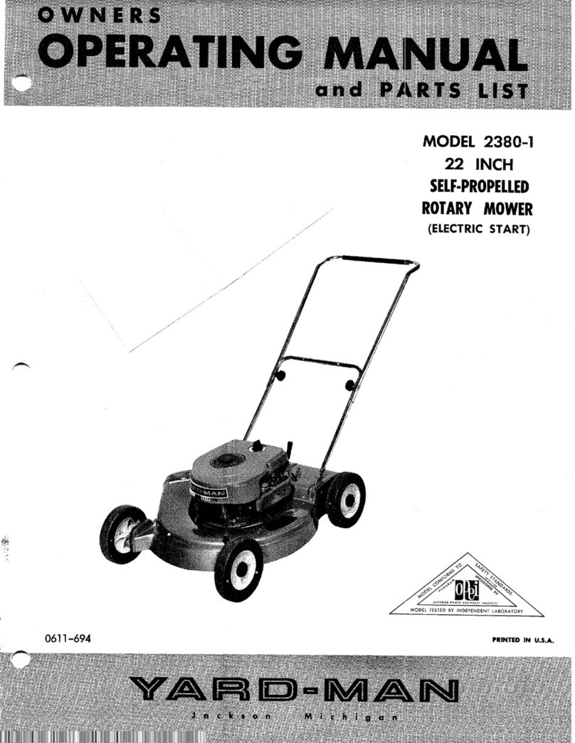 Yard-Man 2380-1 User manual