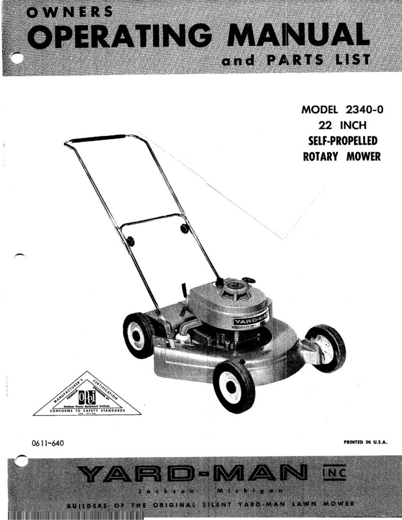 Yard-Man 2340-0 User manual Yard-Man 2340-0 User manual