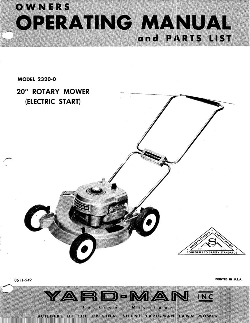 Yard-Man 2320-0 User manual Yard-Man 2320-0 User manual