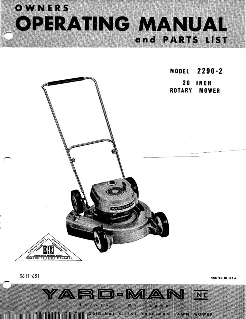 Yard-Man 2290-2 User manual