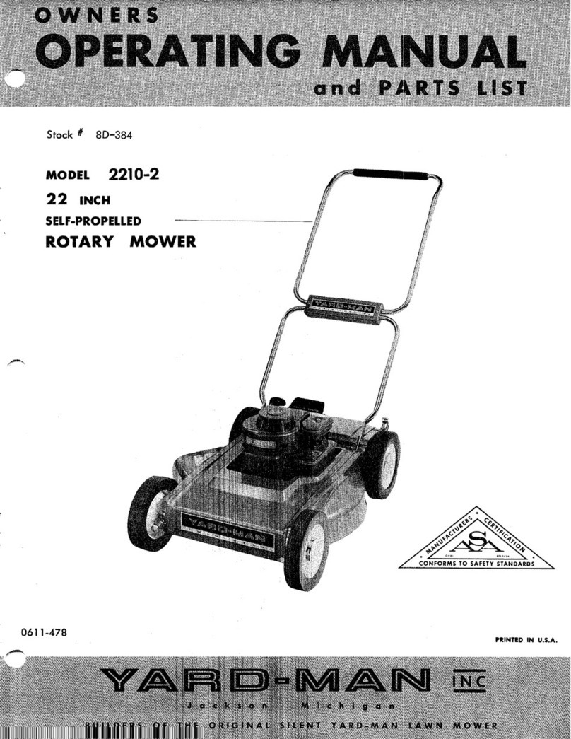 Yard-Man 2210-22 Operation manual