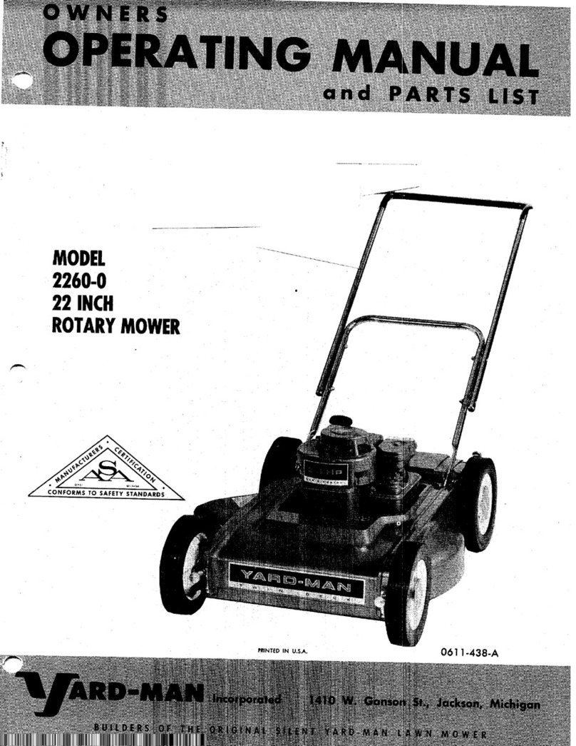 Yard-Man 2260-0 Operation manual