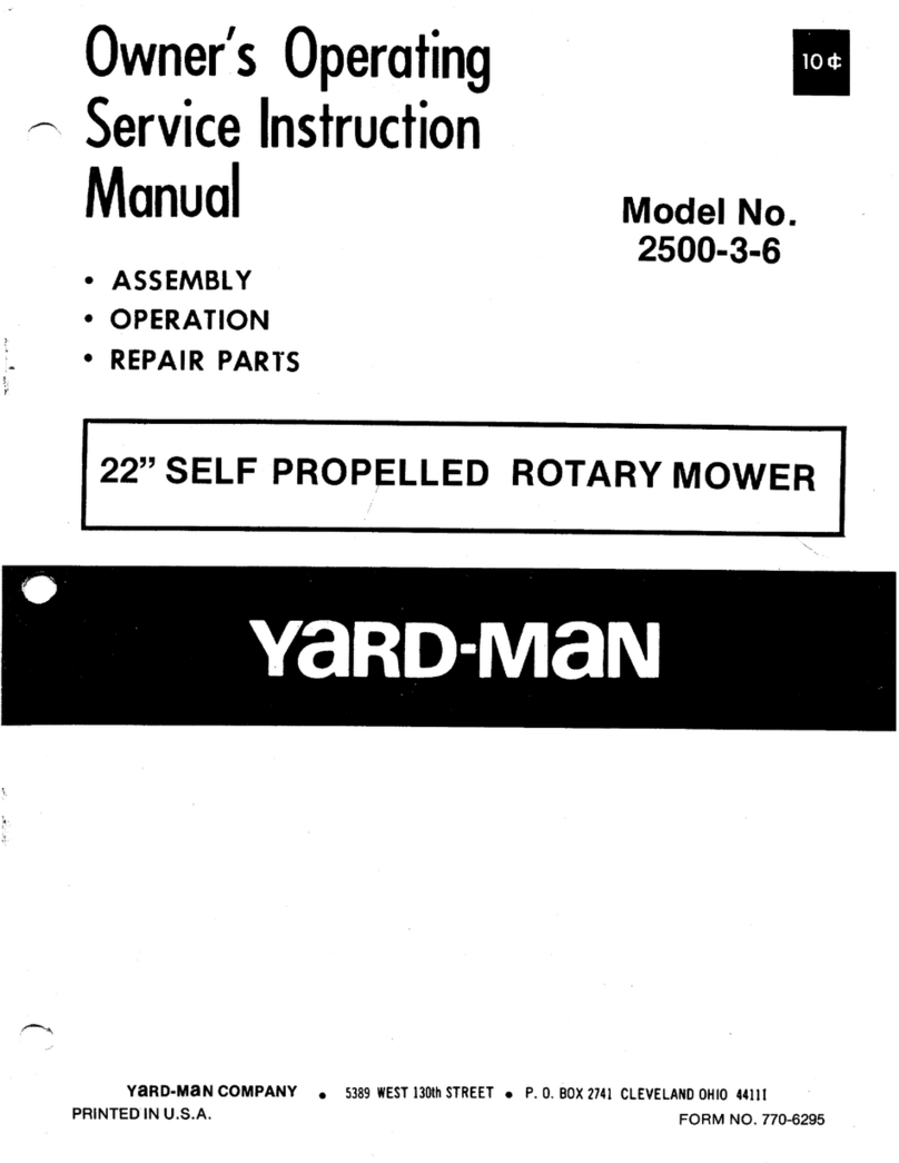 Yard-Man 219212 Manual