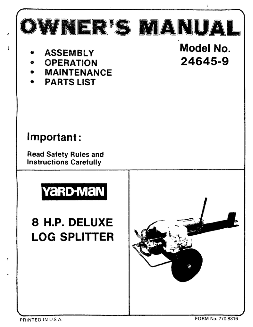 Yard-Man 24645-9 owner's manual