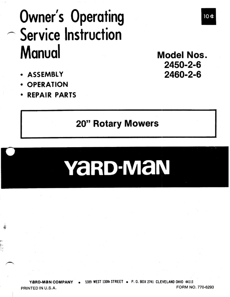 Yard-Man 2450-2-6 owner's manual