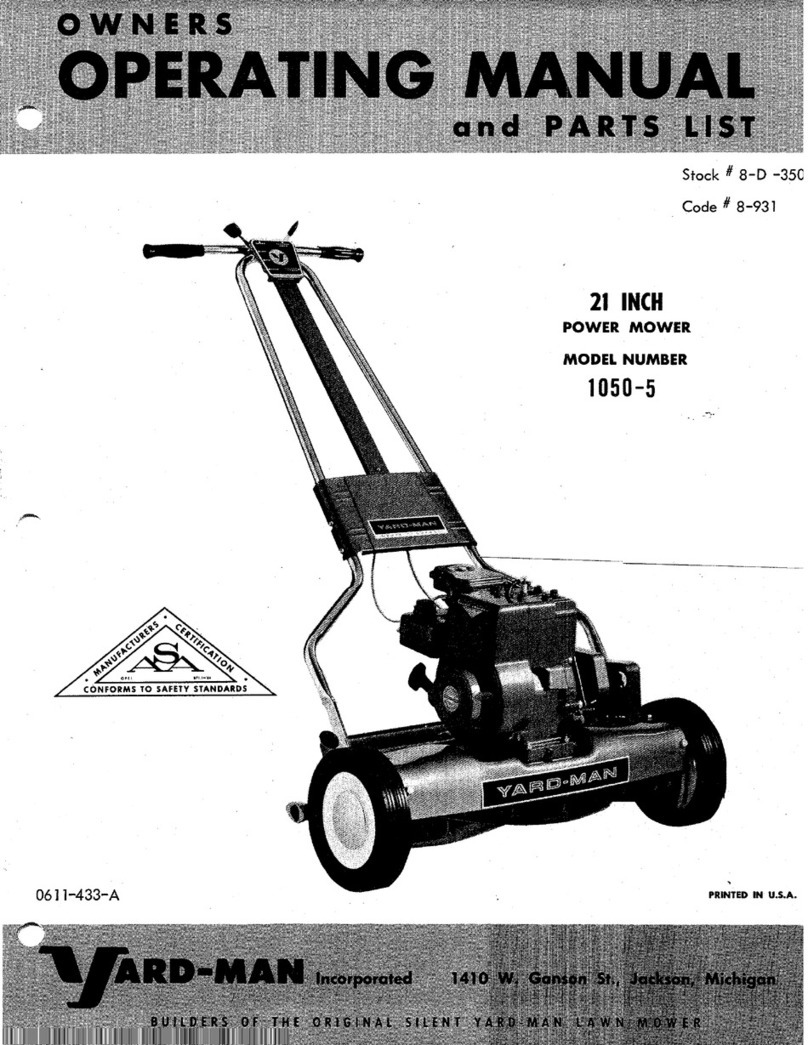 Yard-Man 1050-5 Operation manual