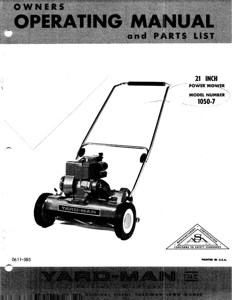 Yard-Man 1050-7 User manual Yard-Man 1050-7 User manual