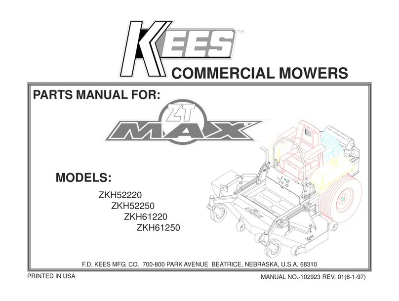 Kees ZKH52220 parts manual