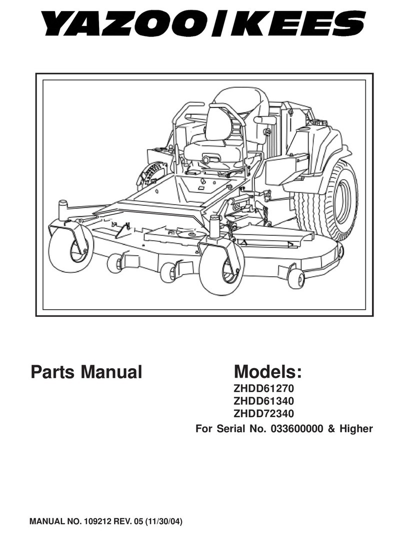 Yazoo/Kees ZHDD61270 User manual