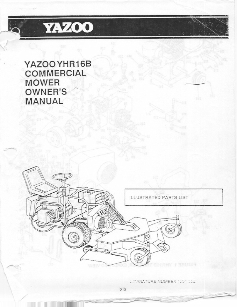 Yazoo YHR16B Setup guide Yazoo YHR16B Setup guide