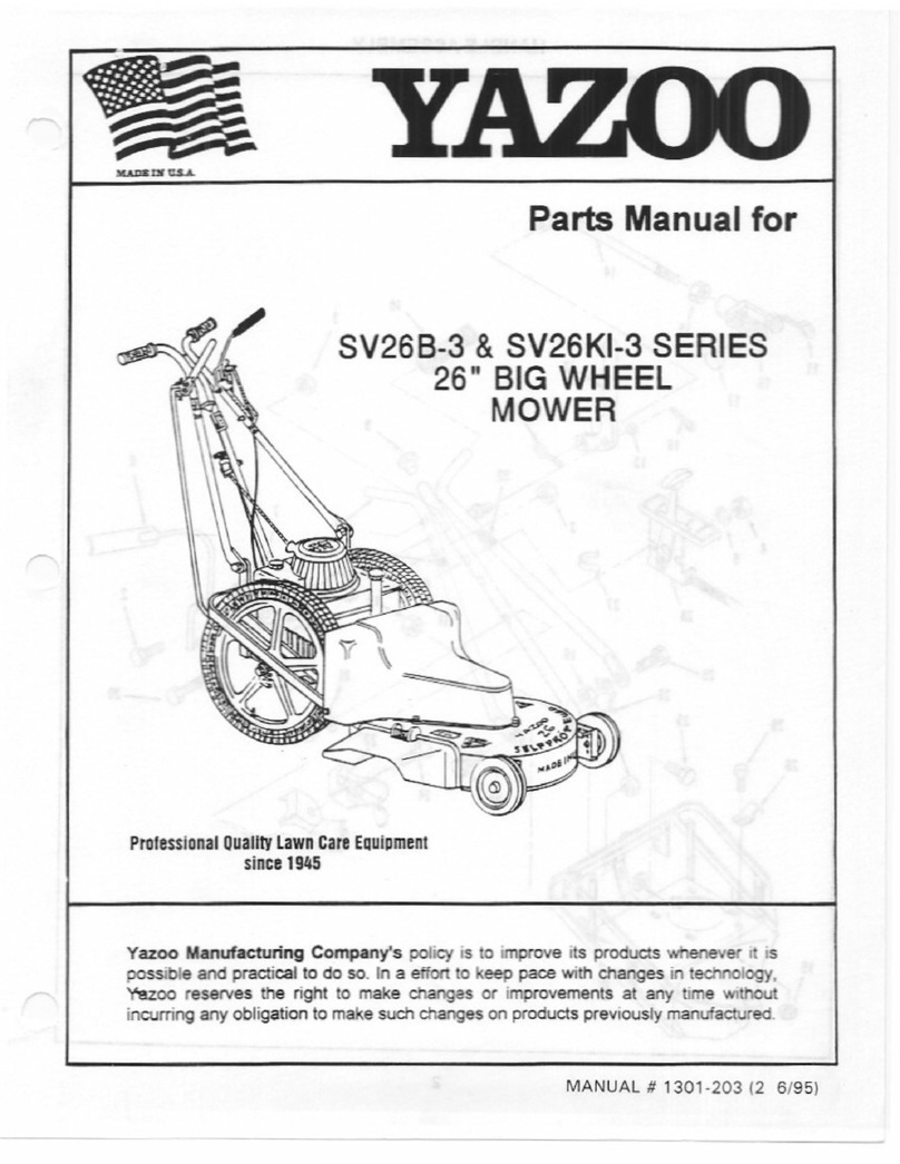 Yazoo SV26B-3 Series User manual Yazoo SV26B-3 Series User manual