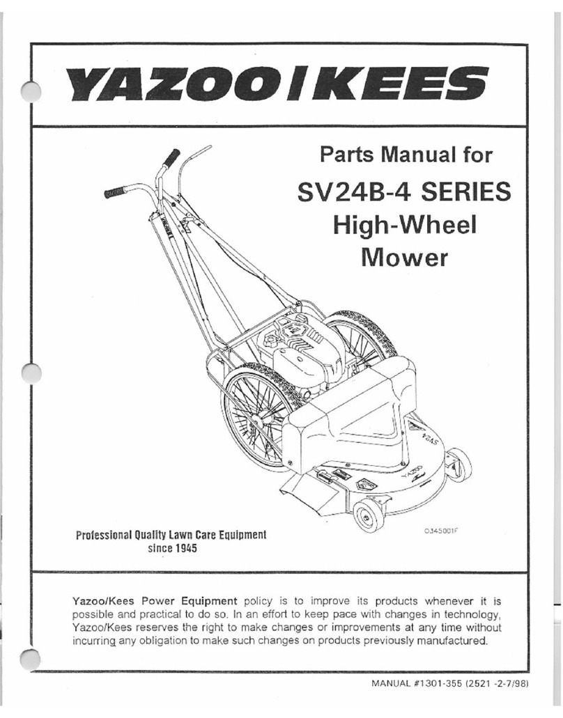 Yazoo/Kees Z9 Commercial Collection System Z9A parts manual Yazoo/Kees Z9 Commercial Collection System Z9A parts manual