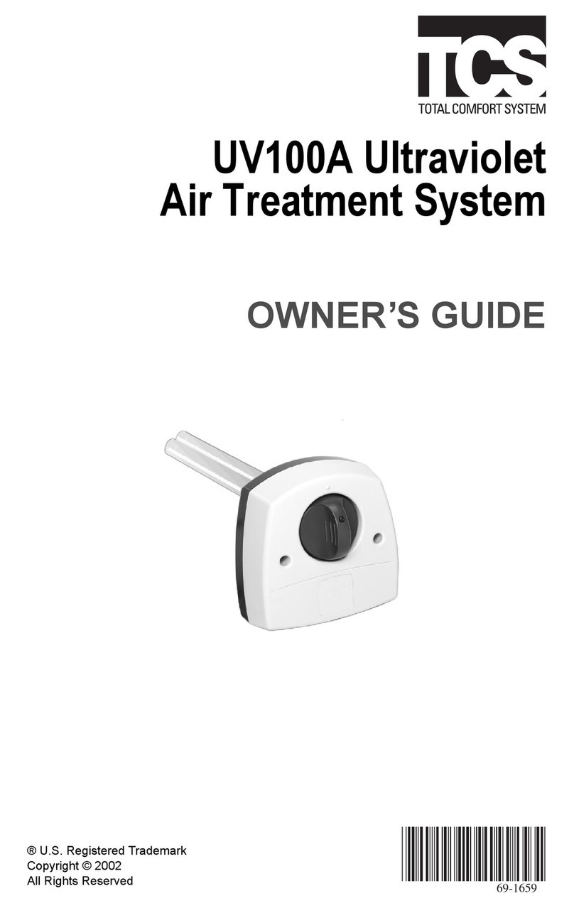 TCS 69-1659 UV100A owner's guide