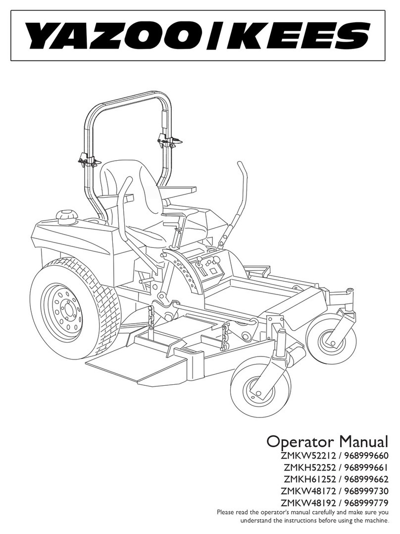 Yazoo/Kees ZMKH52252 User manual