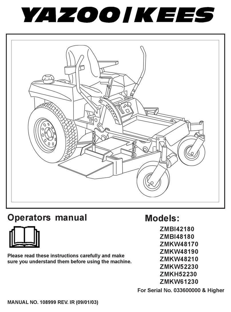 Yazoo/Kees ZMBI42180 User manual
