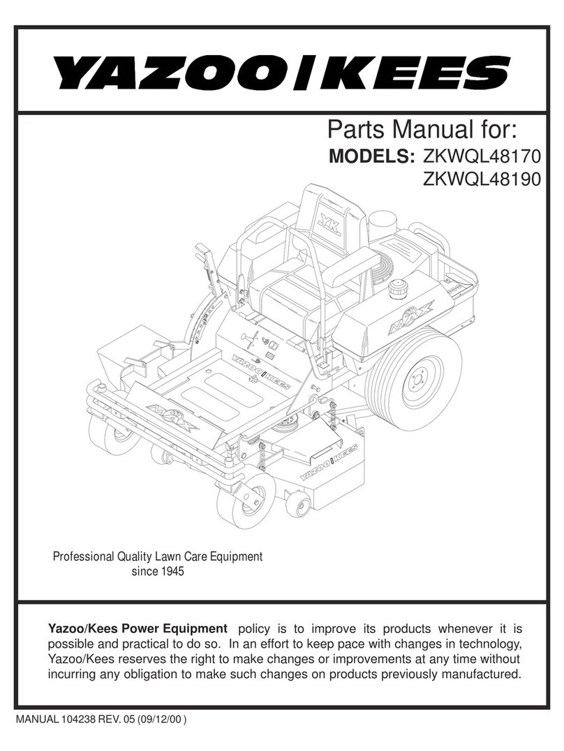 Yazoo/Kees ZKWQL48190 parts manual
