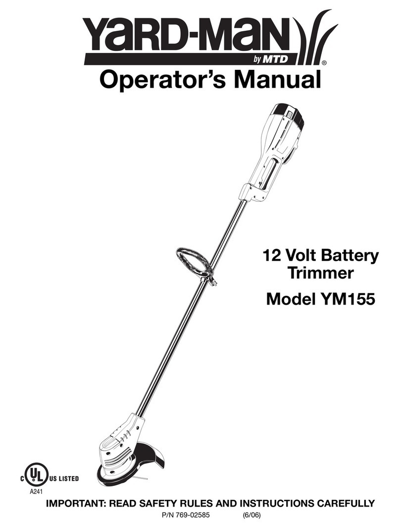 Yard-Man YM155 User manual