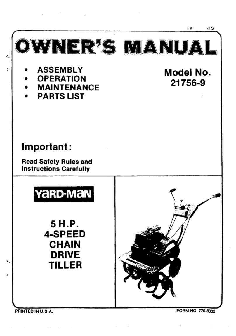 Yard-Man 21756-9 owner's manual
